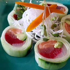Cucumber Sashimi Roll