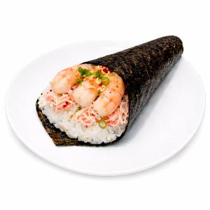 Shrimp & Crab (Hand Roll)